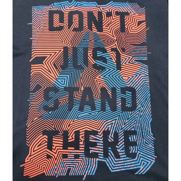 Reebok SpeedWick Mens Shirt Large Short Sleeves Front Graphic Logo Performance - Picture 4 of 8